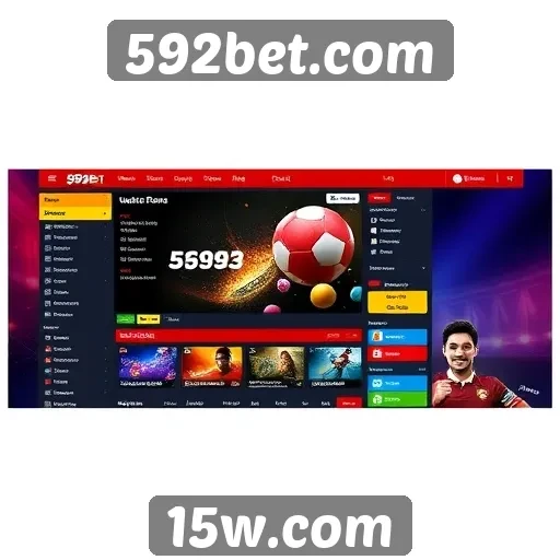 Experiência de usuário no site 592bet.com